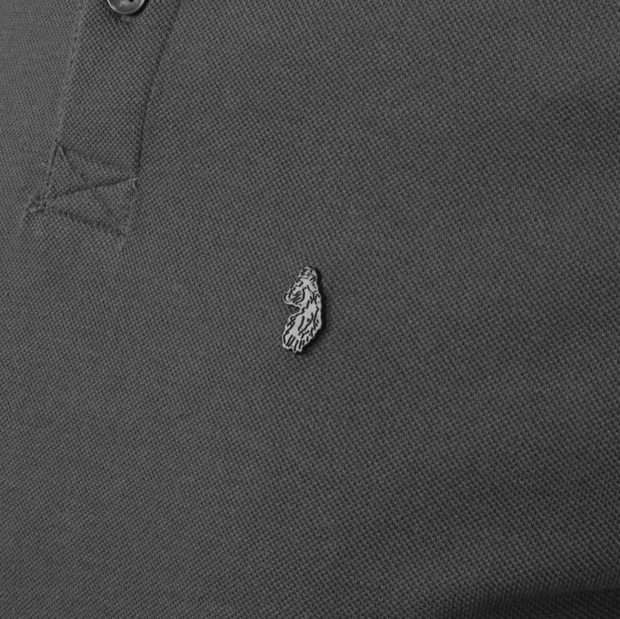 Alternative Image for ProductLuke 1977 Bonham Short Sleeve Polo T Shirt Grey3